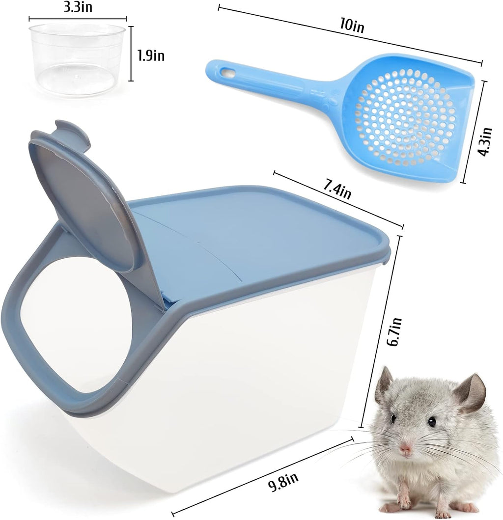 BNOSDM Chinchilla Sand Bath Container Hamster Dust Tub House