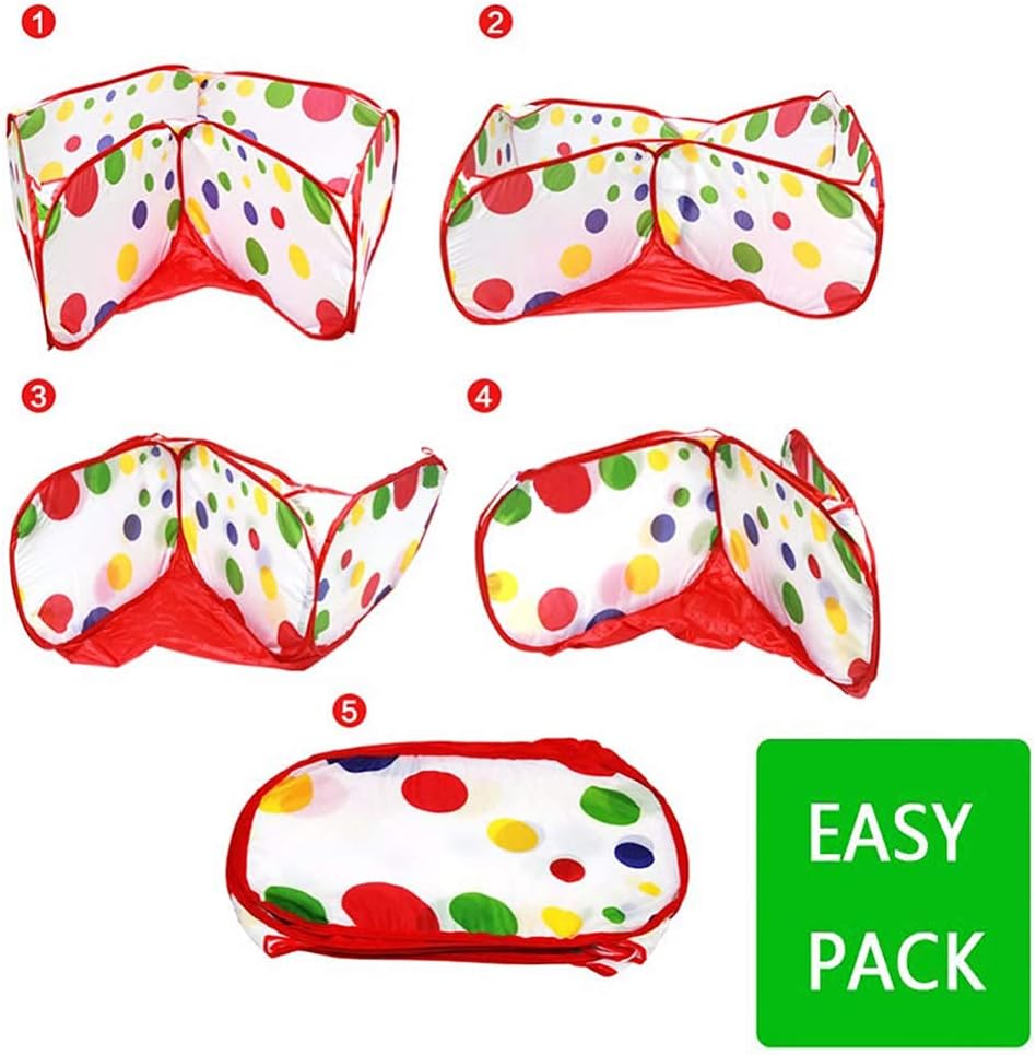 Tfwadmx Small Animals Cage Tent Hamster Foldable Exercise Playpen, Indoor/Outdoor Open Portable Fence with Seesaw for Rat Guinea Pig Rabbits Hamsters Chinchillas Gerbil Hedgehog