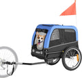 VEVOR Dog Bike Trailer, Supports up to 66 lbs, Pet Cart Bicycle Carrier