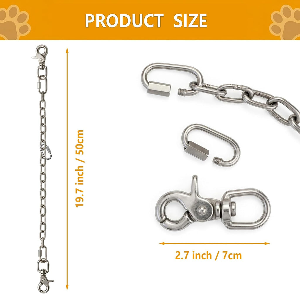 Dog Grooming Loop Extension Chain - Groomers Pet Dog Grooming Arm Accessories, Flexible Adjustable for Dog Grooming