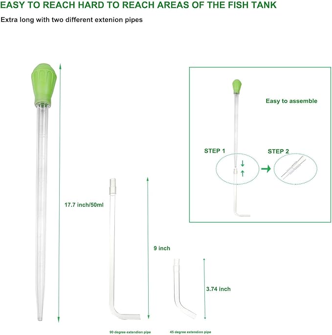 50ml Manual Coral Fish Feeder/Water Changer/Waste Remover - Image 6