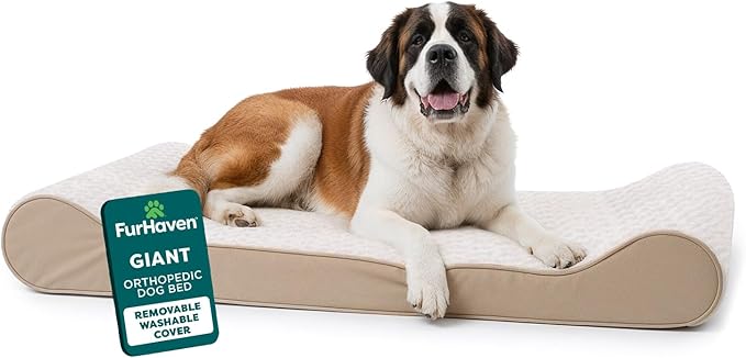 Furhaven Orthopedic Dog Bed for Extra Large Dogs w/ Removable Washable Cover by FurHaven