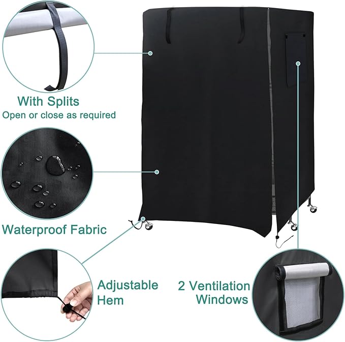 Universal Bird Cage Cover, Dark Colored Drape - Image 4