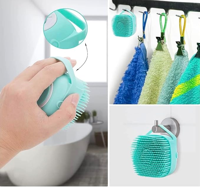 Pet Bath Massage Brush Puppy Dog Cat Grooming Cleaning Soft - Image 6