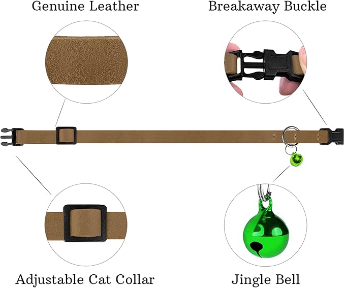 Breakaway Cat Collar Leather - Image 4