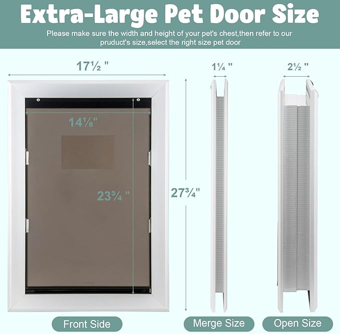 Dog Door Aluminum Pet Door - Image 5
