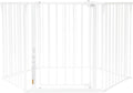 Carlson 6-Panel Convertible Pet Yard & Extra Wide Metal Dog Gate, White