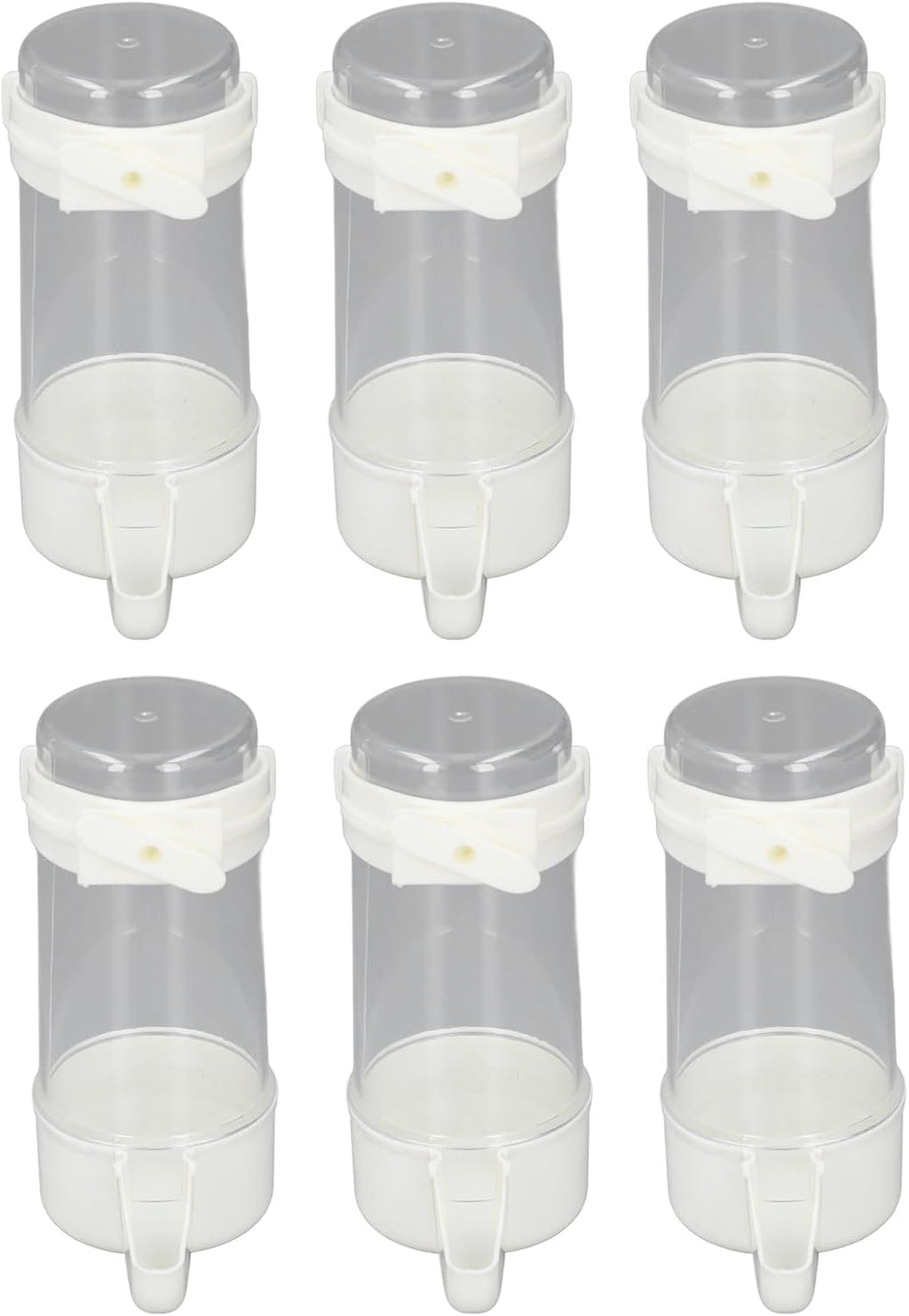 Plastic Bird Water Feeder, Spill-Proof Hanging Dispenser