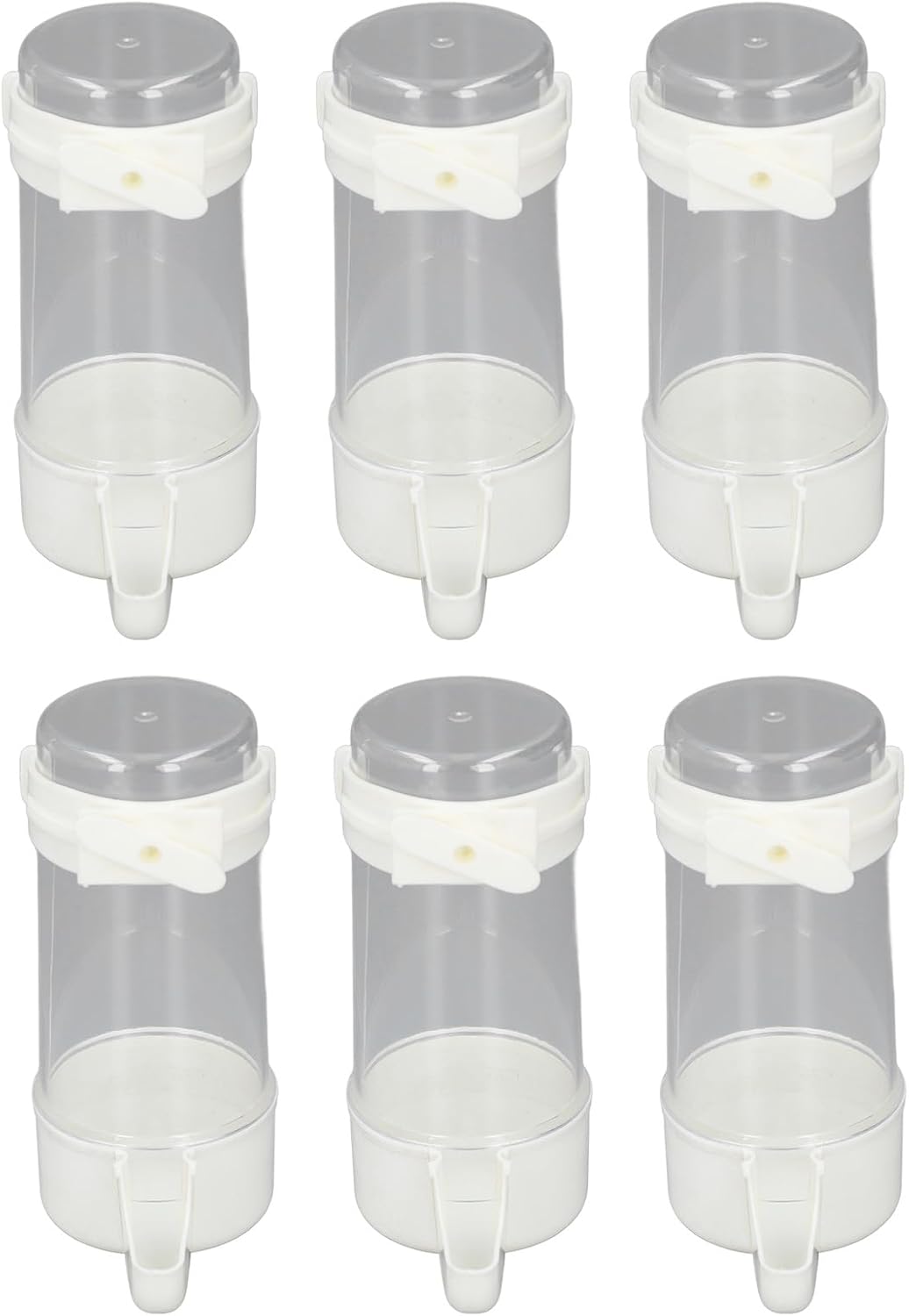 Plastic Bird Water Feeder, Spill-Proof Hanging Dispenser