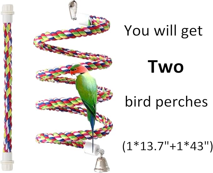 Rope Bungee Bird Toy - Image 2