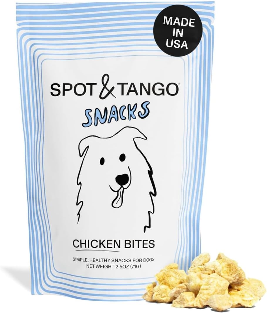 Spot & Tango Beef Liver Dog Training Treats - 100% Beef Liver, Freeze-Dried Dog Snack - Grain & Gluten-Free - for Small, Medium, and Large Dogs - for Puppies Through Seniors