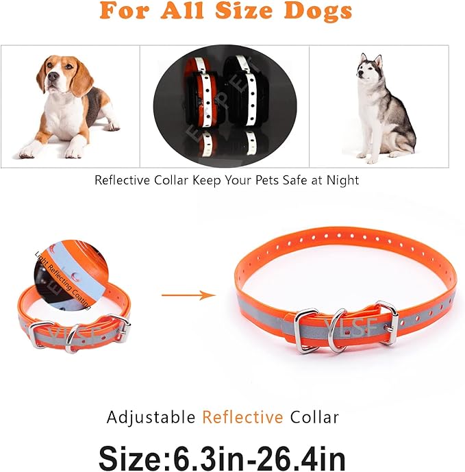 Dog Collar Strap for Most of Electronic Training Shock Collar - Image 5