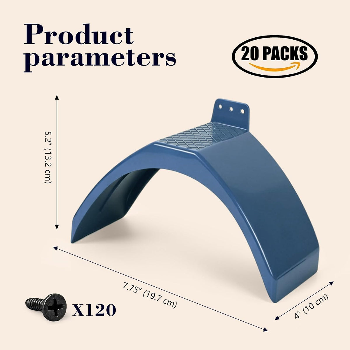 Plastic Dove Rest Stand, Lightweight Pigeon Perch, Roost Holder, Birdcage Accessory for Parrots and Other Birds, 20 Pcs (20, Blue)