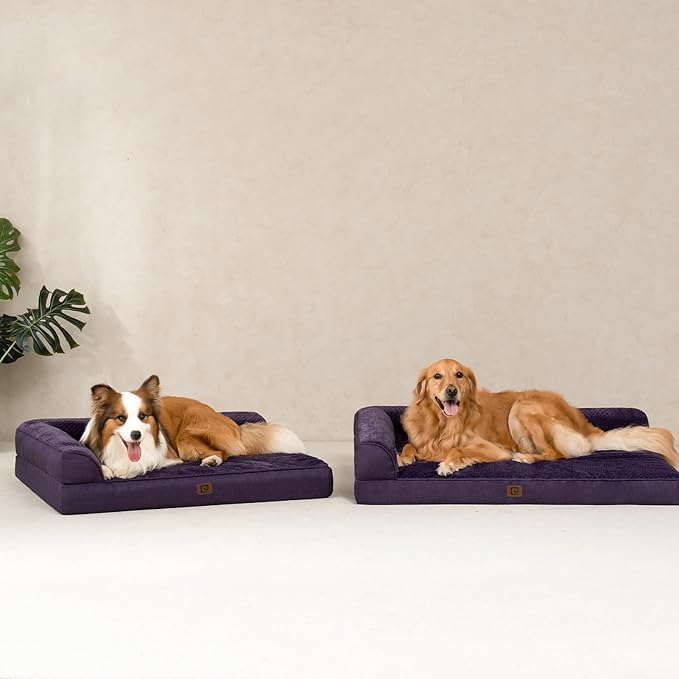 EHEYCIGA Memory Foam Dog Bed Large Size Dogs, Orthopedic Dog Bed Large - Image 8