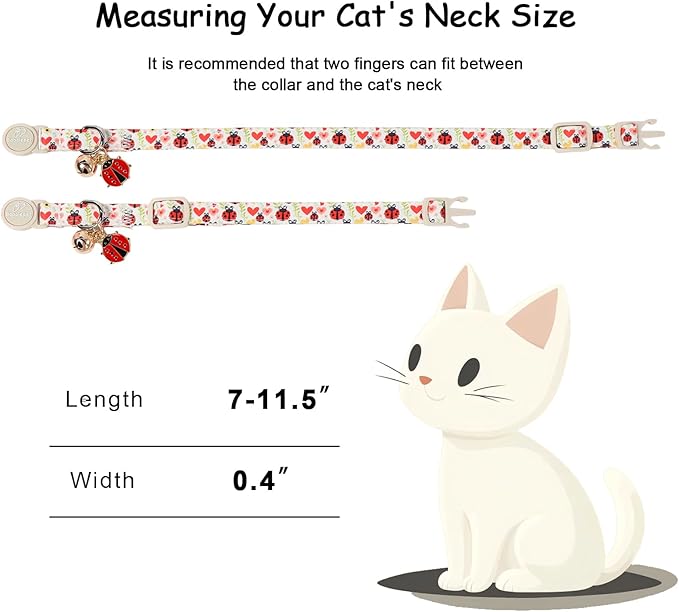 2 Pack Cute Cat Collars - Image 4