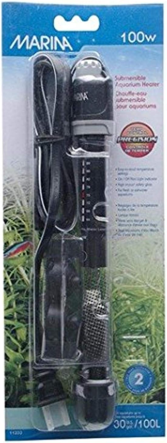 Fluval Marina Submersible Heater for Aquarium, 50-watt