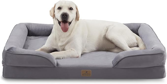 Bedfolks Orthopedic Dog Bed XL, Waterproof Dog Sofa Bed by Bedfolks