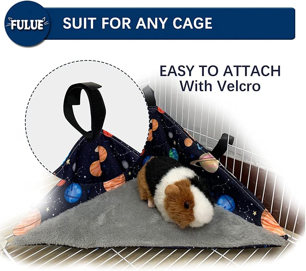 3IN1 Corner Hammock Bed and Double Hammock for Guinea Pig Ferret Rats