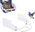 Bird Feeder Perch Extension Set, Fits Side Fence & DIY Add-Ons