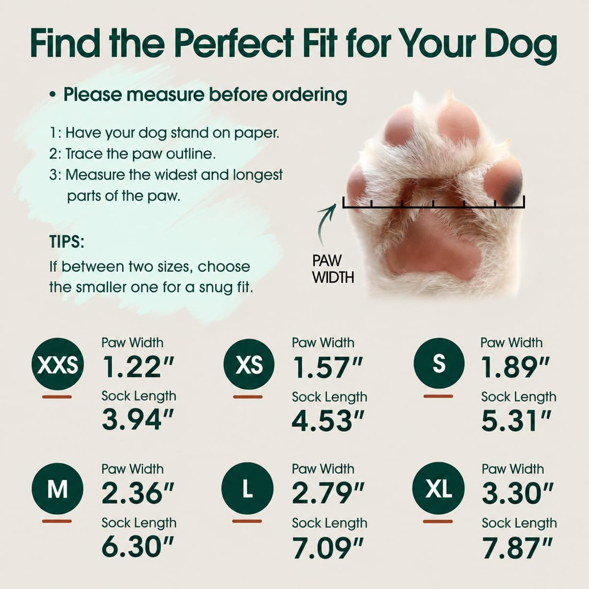 Kuoser Non-Slip Dog Socks Paw Protector for Prevent Licking & Traction