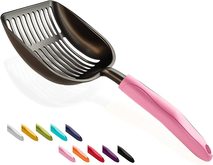 WePet Cat Litter Scoop, Non-Stick Plated Aluminum Alloy Sifter, Kitty Durable by WePet