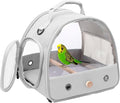 Bird Travel Carrier Cage, Portable Small Bird Parrot Parakeet Carrier by halinfer