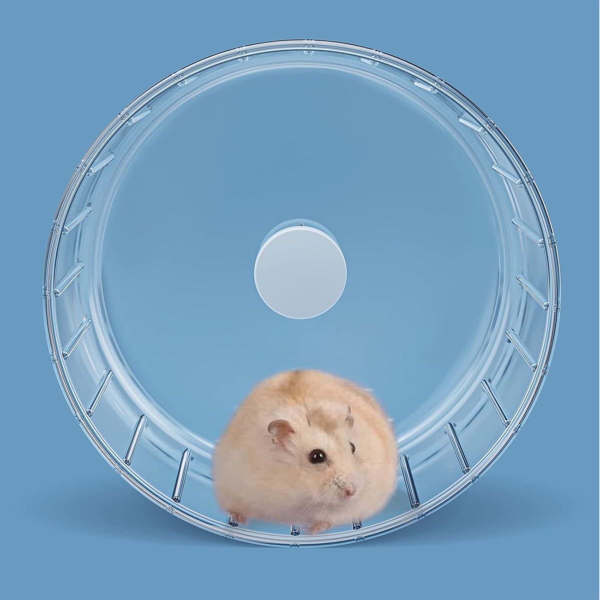 BUCATSTATE Silent Hamster Wheel, 6.7in Exercise Wheel for Gerbil, Dwarf Syrian Hamster, Rat, Mice