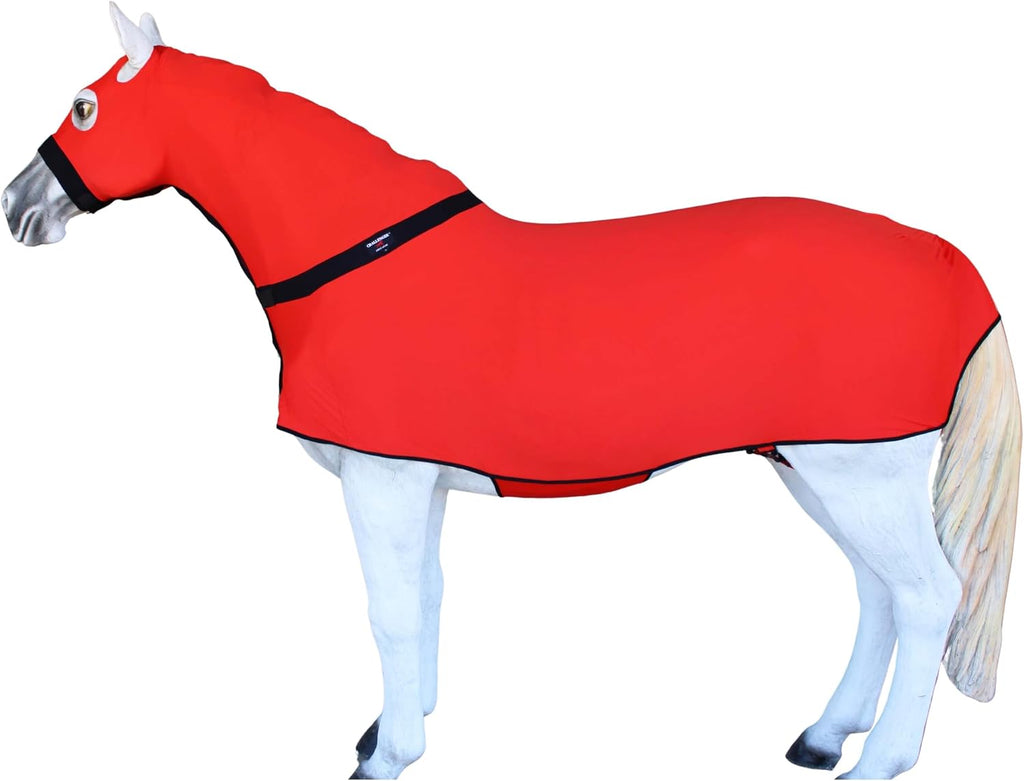 CHALLENGER Large Horse Comfort Stretch Full Body Sheet Slinky Sleazy Neck