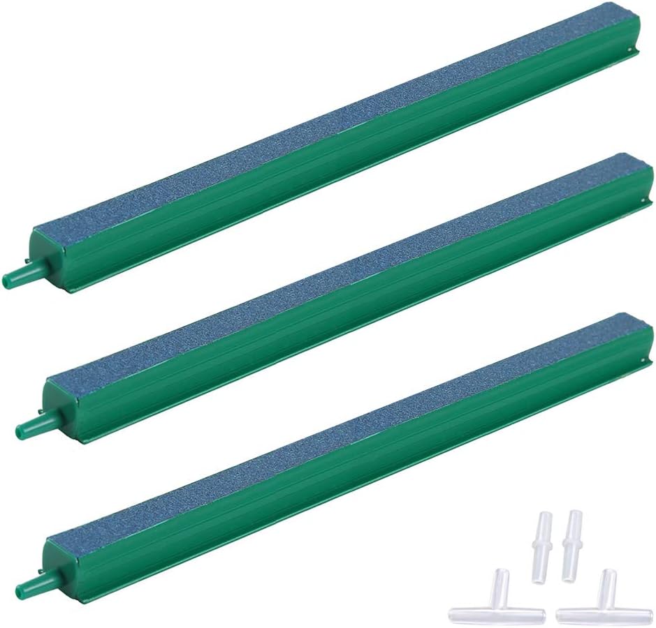 ALEGI Fish Tank Air Bubble 3-Piece Air Stone Bars for Aquarium,16 inch
