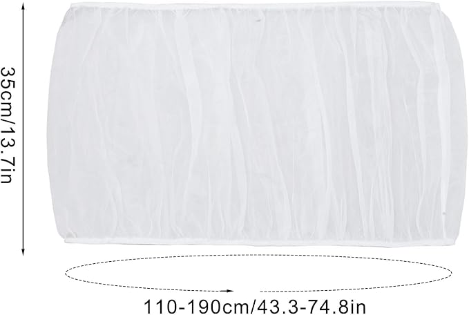 Fengek 2 Pcs Adjustable Bird Cage Cover & Seed Catcher Net - Image 2
