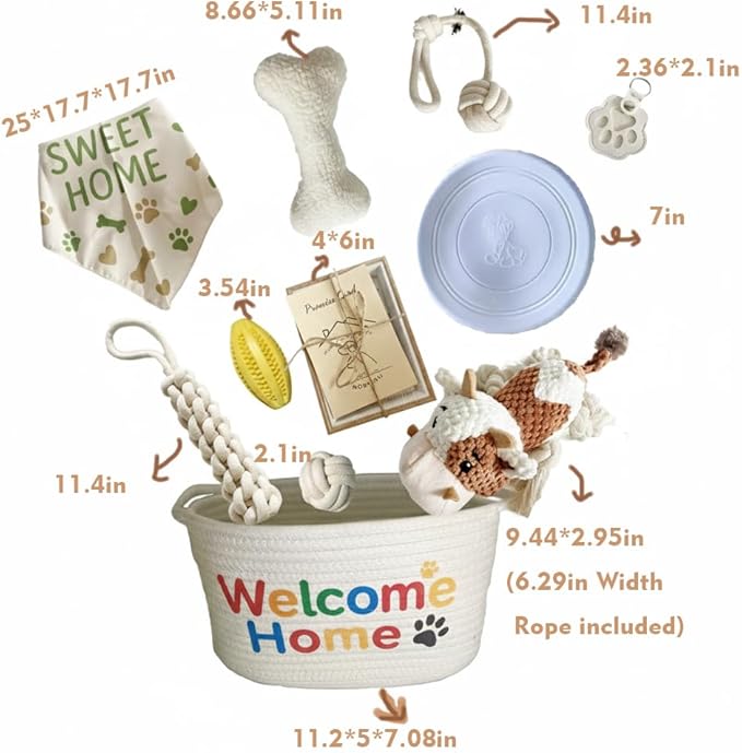 Welcome Home Dog Gift Basket - Image 8