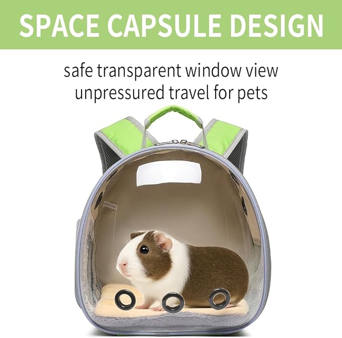 Bunny Carrier, Guinea Pig Carrier, Small Animal Carrier Backpack - Image 2