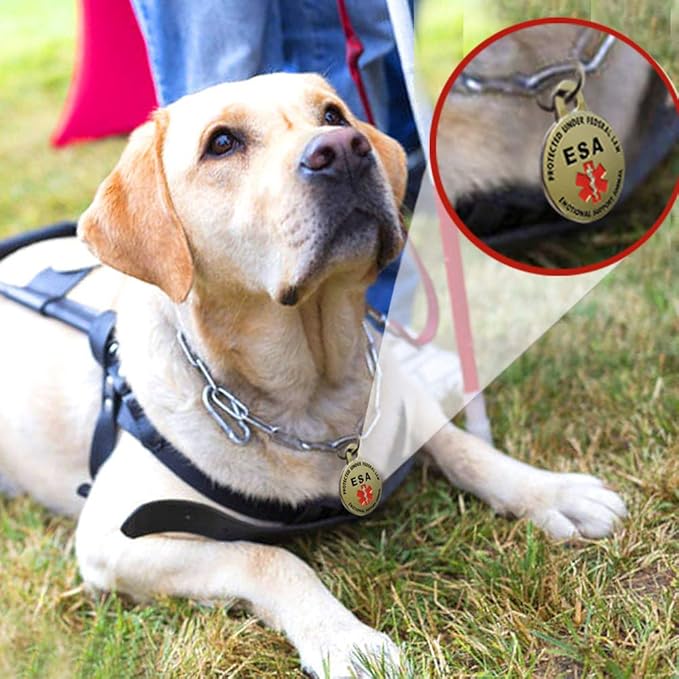 ESA tag Emotional support animal tag emotional support animals ID emotional - Image 5