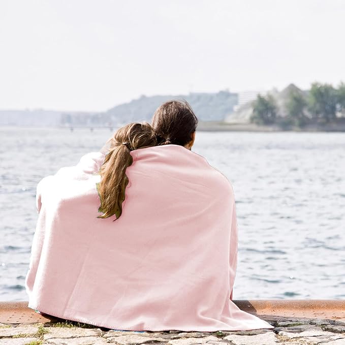 Fleece Throw Blankets Bulk Fleece Blankets Solid Wholesale Lightweight Warm Soft - Image 4