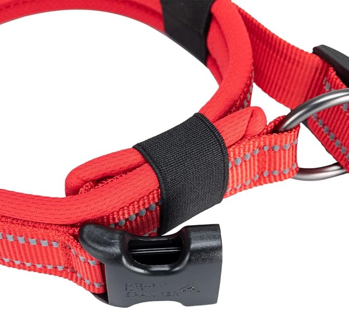 EXCELLENT ELITE SPANKER Reflective Dog Collar Classic Soft Padded Breathable - Image 3