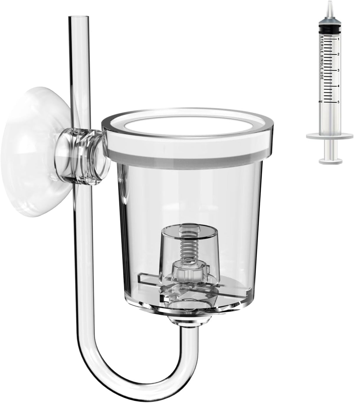 FZONE Acrylic Aquarium CO₂ Diffuser Built-in Check Valve(S-19mm)