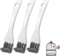 3pcs Bird Cage Brush Cleaner, Stainless Steel Bird Cleaning Brush Durable by Unknown