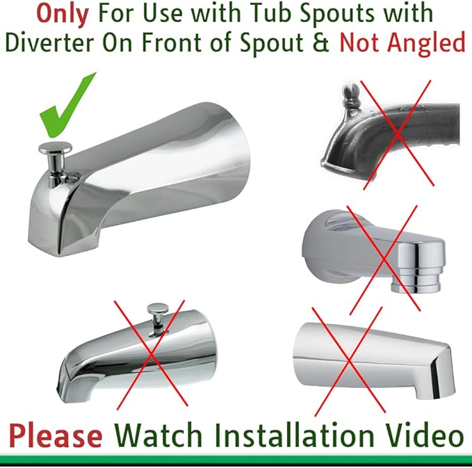 Wondurdog LARGE Sized Bathtub Spout and Garden Hose Attachment Dog Wash Kit - Image 4