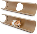 Niteangel Creative & Composable Hamster Tunnel - DIY & Build Unique Tube Burrow as Hideout for Small Sized Animals Like Hamsters Mouse Gerbils Mice (Half Tunnel Set)