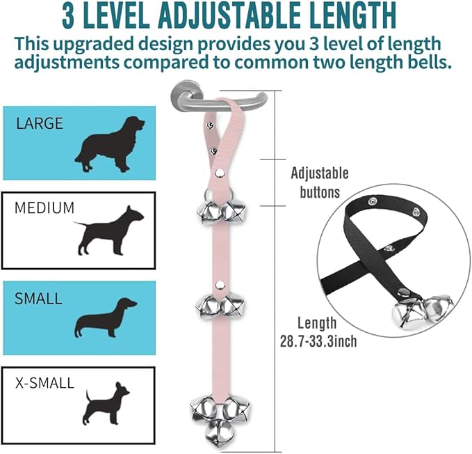 BLUETREE Dog Doorbells Premium Quality Training Potty Great Dog Bells - Image 5