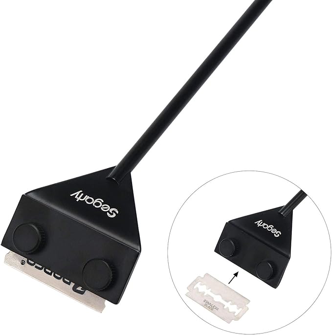 Segarty Aquarium Algae Scraper, 26.5" Stainless Steel Cleaner - Image 4