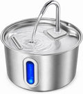 Stainless Steel Cat Water Fountain, 95oz Automatic Pet Water Dispenser