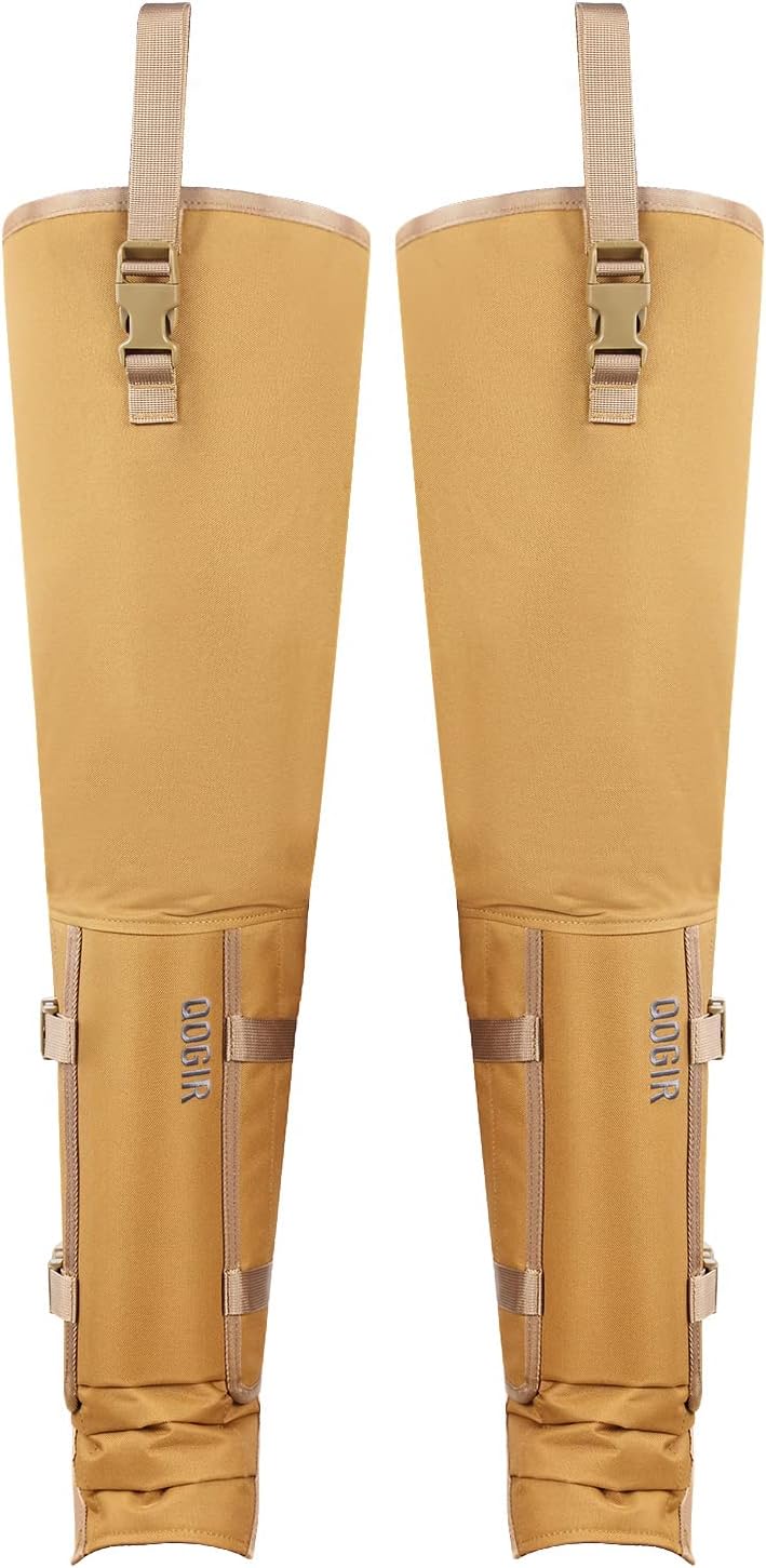 skiguard Snake Gaiter Chaps for Hunting: Snake Bite Protection for Ankle to Thigh Snake Chap, Waterproof Snake Gaiter for Men