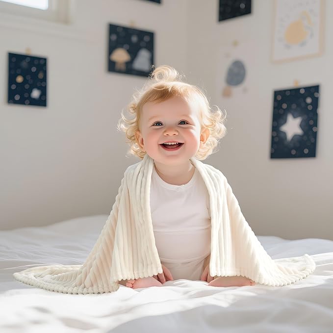 Soft Fleece Baby Blanket Ultra Cozy Baby Blankets - Image 8