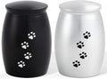 2.67 Inches Small Memorial Urns for Dog or Cat Ashes Set of 2