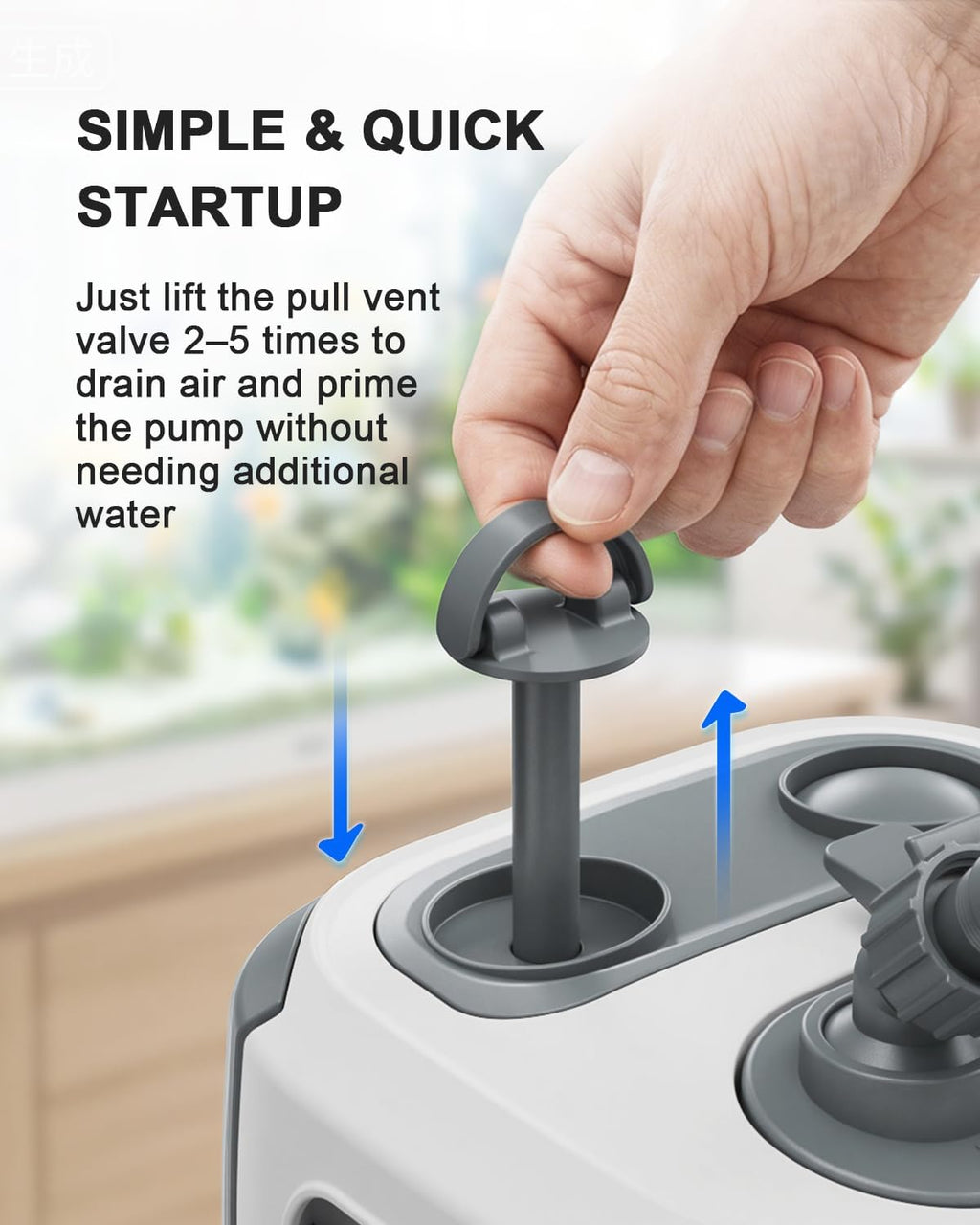 fishkeeper Self-Priming Quiet Canister Filters for Aquarium, 30W (1800L/H)