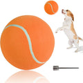 susu & wuwu Giant Tennis Ball for Dogs Yellow Big Tennis Ball for Dog Birthday by susuwuwu