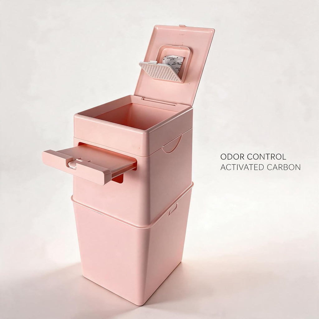 Cat Litter Box Waste Disposal System for Odor Control  Disposal Bin Can