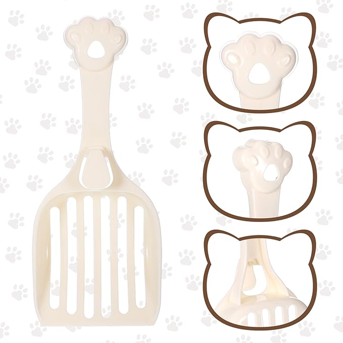 Cat Litter Scoop, Durable Plastic Kitty Litter Sifter Scooper - Image 4