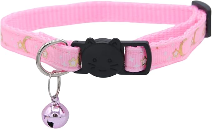 Set of 2: KioKatt Celestial Nylon Cat Collars - Image 3